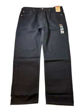 Levis 505 Men's Black Jeans Waist 38 Length 30